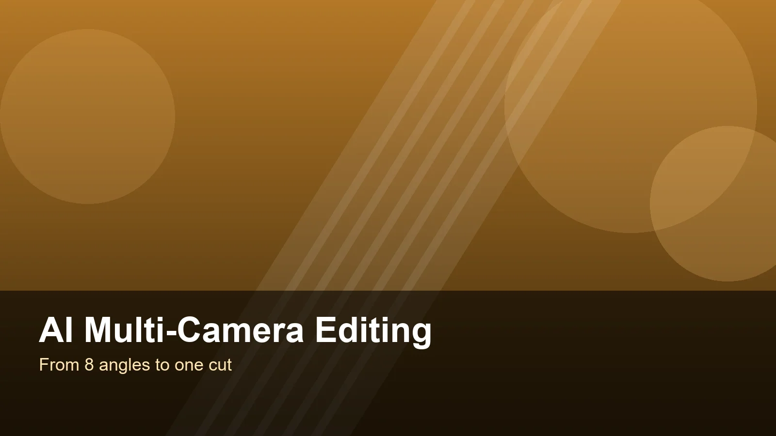 Multi-Camera Event Editing With AI: From 8 Angles to One Coherent Cut